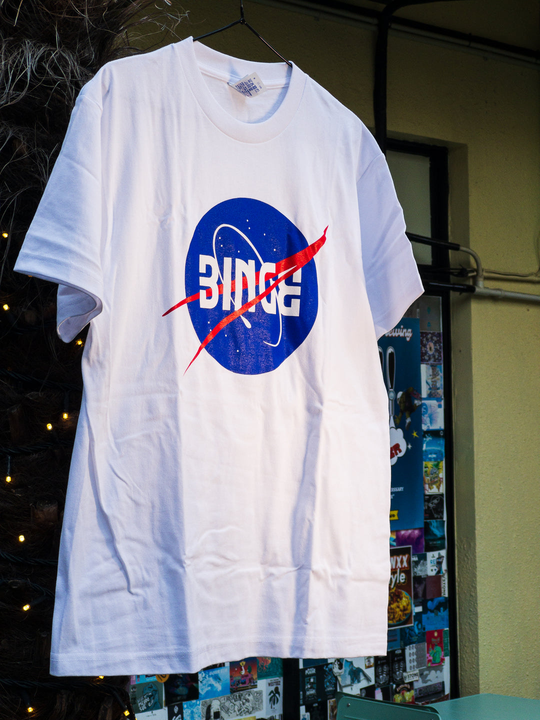 Binge Space Program T-shirt White | ビンジ 宇宙プログラームTシャツ白