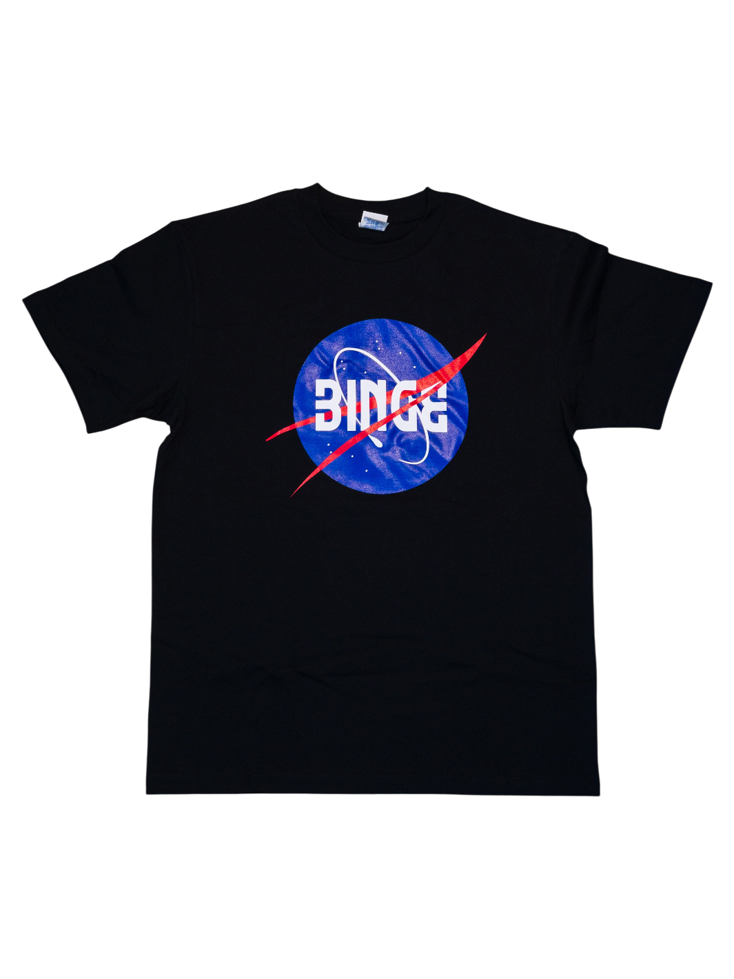 Binge Space Program T-shirt Black | ビンジ 宇宙プログラームTシャツ黒