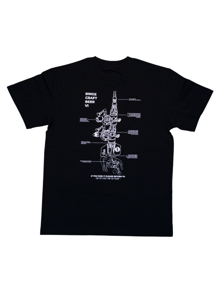 Binge Space Program T-shirt Black | ビンジ 宇宙プログラームTシャツ黒