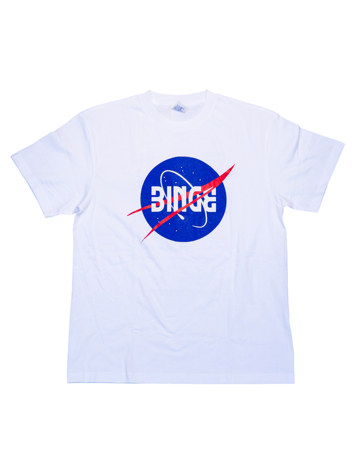 Binge Space Program T-shirt White | ビンジ 宇宙プログラームTシャツ白